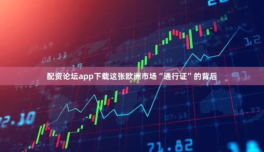 配资论坛app下载这张欧洲市场“通行证”的背后