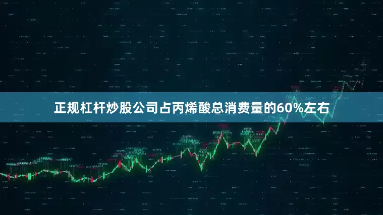 正规杠杆炒股公司占丙烯酸总消费量的60%左右